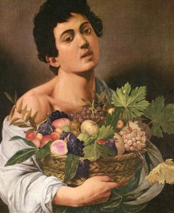 Fanciullo con canestro di frutta,Caravaggio
